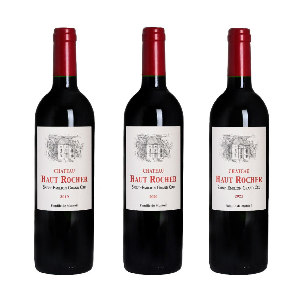 Offre Découverte : Verticale Château Haut Rocher, 3 Bouteilles