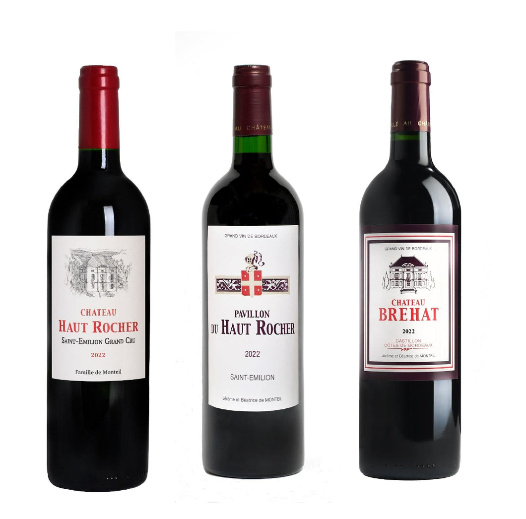 Offre Découverte : Horizontale 2022 de St Emilion à Castillon, 3 bouteilles